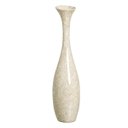 Ver imagem 2 de Vaso de Cerâmica Bege para Decoração de Sala Vanguard Petra 40,5x12x7 cm