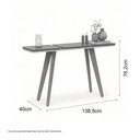 Ver imagem 3 de Aparador Moderno Ibiza Off e Nature Tebarrot
