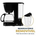 Ver imagem 2 de Cafeteira Britânia 32 Cafés Jarra de Vidro 1,2L BCF32C 220V