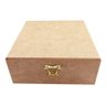 Kit 10 Caixas Mdf Lisa Com Fecho E Dobradiça 33x20x10 - 1