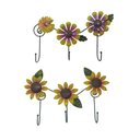 Ver imagem 3 de Gancho de Ferro Triplo Flores para Chapeu Bolsa Bone Enfeite Pendura Sortido Kit com 2