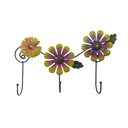 Ver mais imagens de Gancho de Ferro Triplo Flores para Chapeu Bolsa Bone Enfeite Pendura Sortido Kit com 2