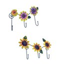 Ver imagem 4 de Gancho de Ferro Triplo Flores para Chapeu Bolsa Bone Enfeite Pendura Sortido Kit com 2