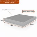 Ver imagem 3 de Cama Japonesa com Cabeceira Corea Seo Casal Linho Nobre Cinza- Sallar Home