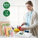 Ver imagem 7 de Sacos Seladora a Vácuo Bonsenkitchen 100 Unidades, 15x25cm, Bpa-free