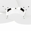 Ver imagem 2 de Ventilador de Teto Com Controle Remoto Natuvent Dahlia No Light 4 Pás Madeira Branco 220v