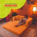 Ver imagem 7 de Sofá Cama Hali 1,50m Xpand Tech Tecido Bouclê Caramelo Cama Inbox