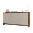 Ver imagem 1 de Buffet Aparador Sala Estar Madrid 3 Portas Cedro/off White