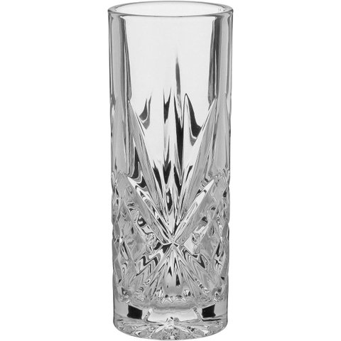 Vaso Decorativo Enfeite Planta Vidro 20x7x7cm Transparente
