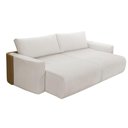 Ver imagem 1 de Sofá Cama 3 Lugares 2,60m Orgânico Belissimo Bege / Marrom