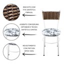 Ver imagem 2 de 2 Cadeiras Brancas para Cozinha Viena Avelã:Floral Branco