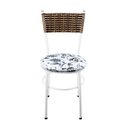 Ver imagem 3 de 2 Cadeiras Brancas para Cozinha Viena Avelã:Floral Branco