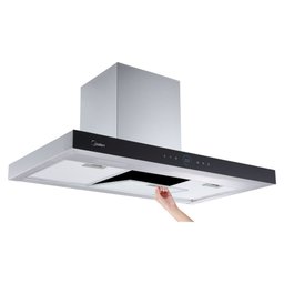 Coifa de Parede Smart Pro Touch Midea 90cm Mh90m77at22mw1 - 127v - 2