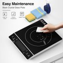Ver imagem 7 de Vbgk Induction Cooktop 1800w, Portátil, 9 Níveis, Controle Touch, 110v