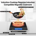 Ver mais imagens de Vbgk Induction Cooktop 1800w, Portátil, 9 Níveis, Controle Touch, 110v