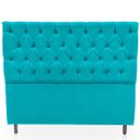 Ver imagem 1 de Cabeceira Estofada com Capitonê para Cama de Casal 160 Mirage Suede