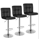 Ver imagem 7 de Cadeira Estofada Alta para Balcão Bar 3 Peças