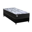 Ver imagem 1 de Conjunto Box Solteiro: Colchão Molas Paropas Ensacadas Life Gold + Base Crc Suede Black (88x188)