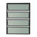Ver imagem 1 de Basculante Alumínio 80 x 80 Master V.Boreal Preto Brimak