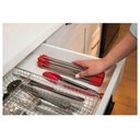 Ver imagem 4 de Escorredor Esteira Extensivo Silicone Inox Cuba Pia Cozinha