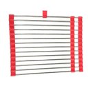 Ver imagem 7 de Escorredor Esteira Extensivo Silicone Inox Cuba Pia Cozinha