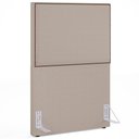Ver imagem 1 de Cabeceira Cama Box Solteiro Com Tachas 100 Cm Linho Cru