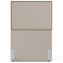 Ver imagem 3 de Cabeceira Cama Box Solteiro Com Tachas 100 Cm Linho Cru