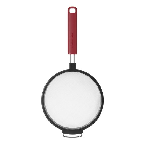 Peneira em Aço Inox Coreline 17cm Vermelha Kitchenaid