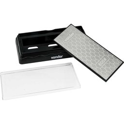 Pedra para Afiar Diamantada Base de 7" Dupla Face G600/1200 Vonder - 1