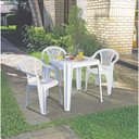 Ver imagem 4 de Mesa Tramontina Riviera Em Polipropileno Branco