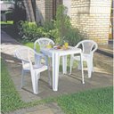 Ver imagem 5 de Mesa Tramontina Riviera Em Polipropileno Branco