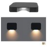 Balizador Mini Sobrepor Led 1,5w Ip65 Corredor 50x70mm Opus - Preto - 4