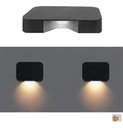 Ver imagem 4 de Balizador Mini Sobrepor Led 1,5w Ip65 Corredor 50x70mm Opus - Preto