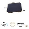 Balizador Mini Sobrepor Led 1,5w Ip65 Corredor 50x70mm Opus - Preto - 3