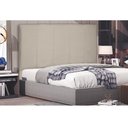 Ver imagem 2 de Cabeceira Arizona Para Cama Box Solteiro 90 cm Suede Bege - D’Rossi