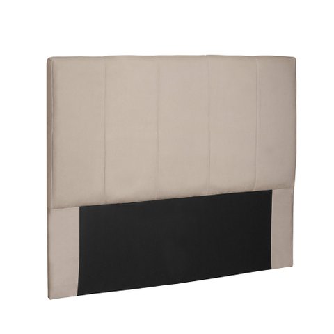 Cabeceira Arizona Para Cama Box Solteiro 90 cm Suede Bege - D’Rossi
