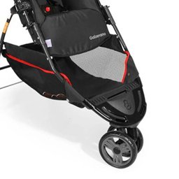 Carrinho Tivoli Assento Reversível e Reclinável Preto Vermelho 1460PTV Galzerano - 3