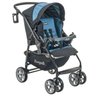 Carrinho de Bebê Burigotto At6 K Reversível Preto e Azul IXCA2055PR06 - 1