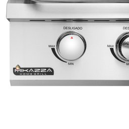 Churrasqueira à Gás Embutir Mikazza G2 Pro 5(Gás GLP ou Botijão) - 4