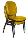 Ver imagem 5 de Cadeira Empilhável para Igrejas Evangélicas Linha Holy Amarelo