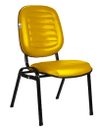 Ver imagem 1 de Cadeira Empilhável para Igrejas Evangélicas Linha Holy Amarelo