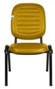 Ver imagem 2 de Cadeira Empilhável para Igrejas Evangélicas Linha Holy Amarelo