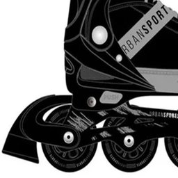 Patins Urban Sports Preto Tamanho 36 Ao 39 Multikids Br676 - 4