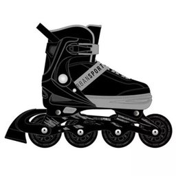 Patins Urban Sports Preto Tamanho 36 Ao 39 Multikids Br676 - 1