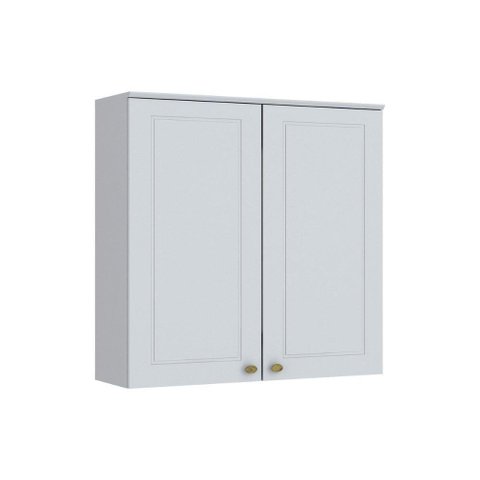 Armário Aéreo Cozinha Modulado Americana C/ 2 Portas Branco - Henn