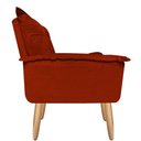 Ver imagem 4 de Poltrona Opala Larissa para Amamentação Decorativa Tecido Suede Para, Quarto,sala de Estar, Recepção