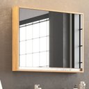 Ver imagem 1 de Armário Espelheira de Banheiro 80cm 02 Portas Ref 821 Cewal - Itapuã/thassos