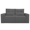 Sofá 1,80 Moderno 2 Lugares Confortável Onix Cor:cinza - 2