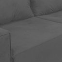 Ver imagem 4 de Sofá 1,80 Moderno 2 Lugares Confortável Onix Cor:cinza