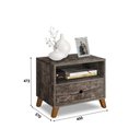 Ver imagem 2 de Mesa de Cabeceira 1 Gaveta e 1 Nicho Castani